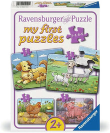 Ravensburger - My First Puzzles - Animal Families 2, 4, 6, 8 pc