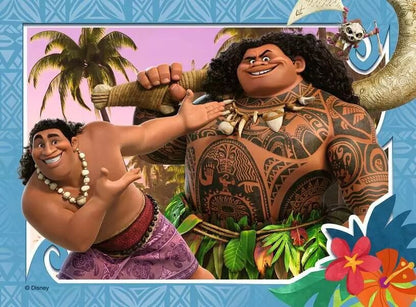 Ravensburger  - Moana 4 in a Box - 12, 16, 20, 24pc