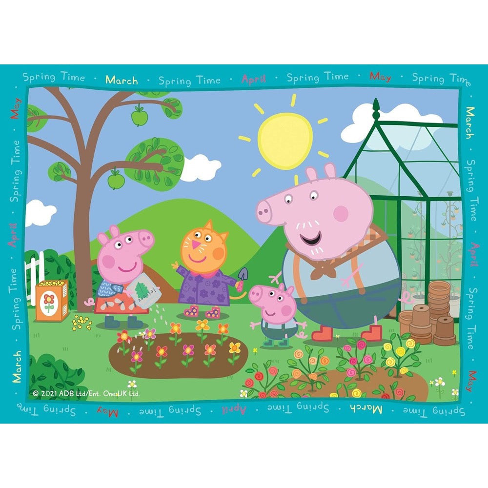 Ravensburger - Peppa Pig 4 in a Box - 12, 16, 20, 24pc Puzzles