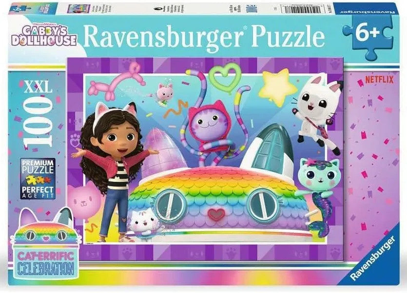 Ravensburger 100pc - Gabby's Dollhouse Cat-errific Celebration Puzzle