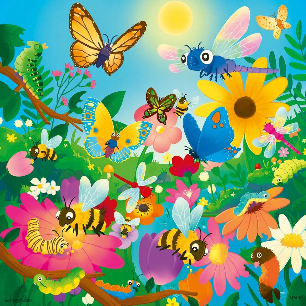 Ravensburger 3x49pc- Bugs, Bugs, Bugs Puzzle