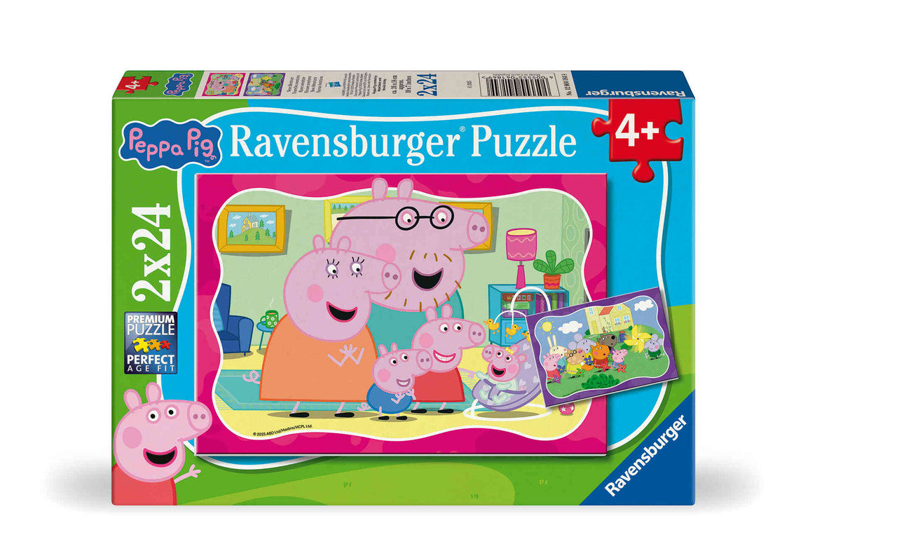 Ravensburger 2x24pc - Peppa Pig Puzzle