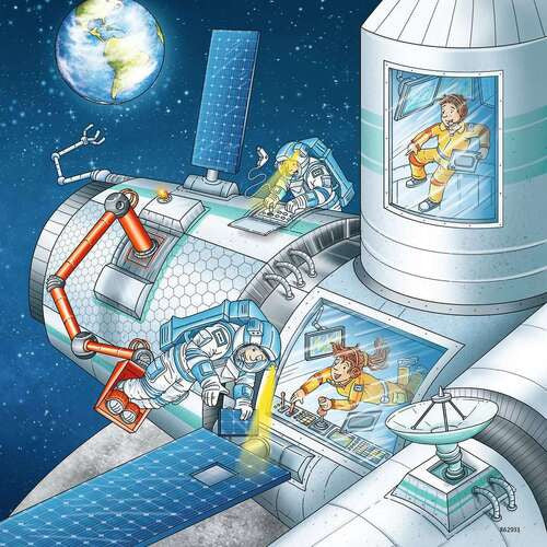 Ravensburger 3x49pc - Tom & Mia go on a Space Mission Puzzle