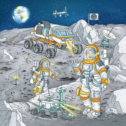 Ravensburger 3x49pc - Tom & Mia go on a Space Mission Puzzle
