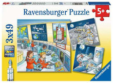 Ravensburger 3x49pc - Tom & Mia go on a Space Mission Puzzle