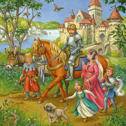 Ravensburger 3x49pc - Life of the Knight Puzzle