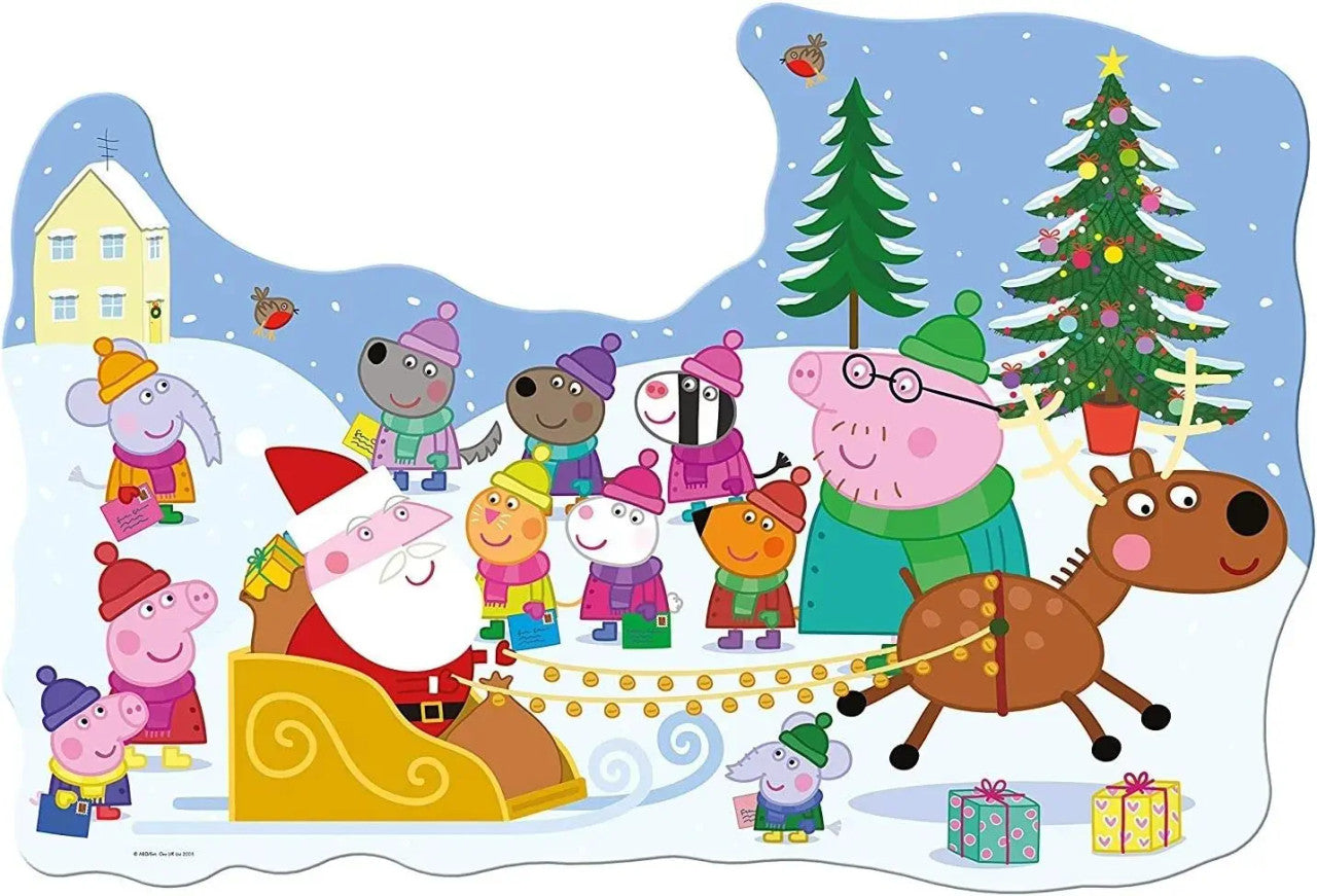 Ravensburger  32pc - Peppa Pig Christmas Shaped Floor Puzzle