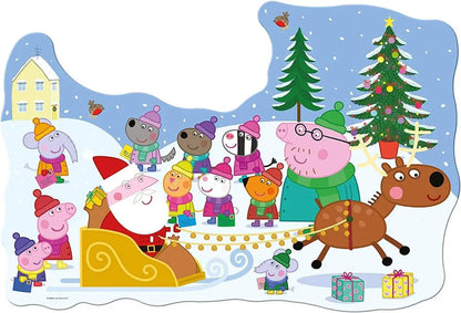 Ravensburger  32pc - Peppa Pig Christmas Shaped Floor Puzzle