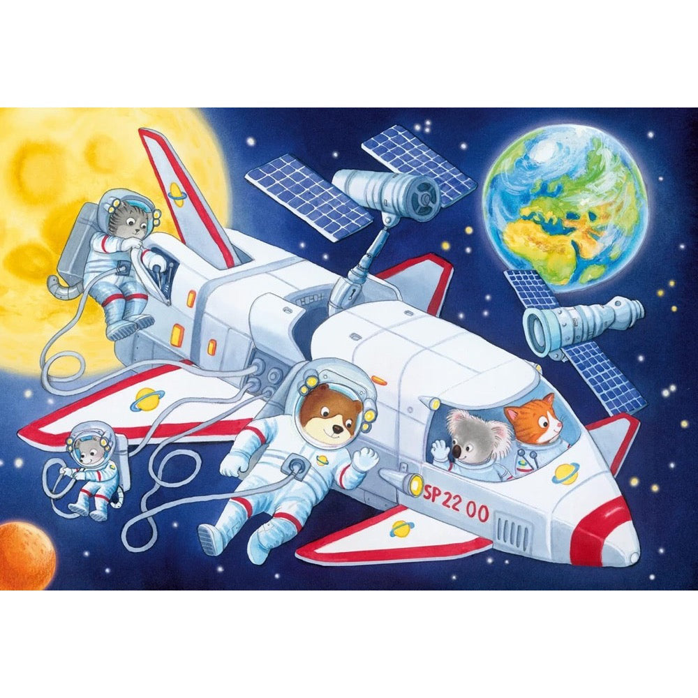 Ravensburger 2x24pc - Journey Through Outer Space Puzzle