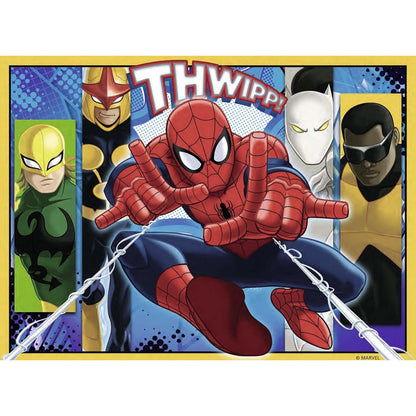 Ravensburger - Marvel Ultimate Spider-Man 4 In A Box Puzzles - 12, 16, 20, 24pc