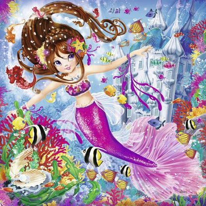 Ravensburger 3x49pc - Charming Mermaids Puzzle