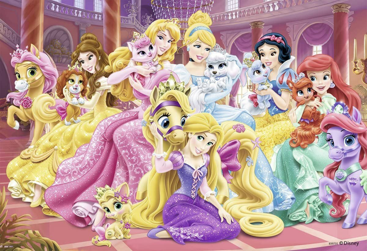 Ravensburger 2x24pc - Best Friends of the Princesses Puzzle