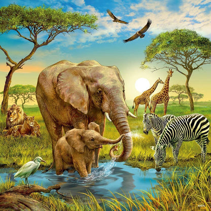 Ravensburger 3x49pc - Animals of the Earth Puzzle