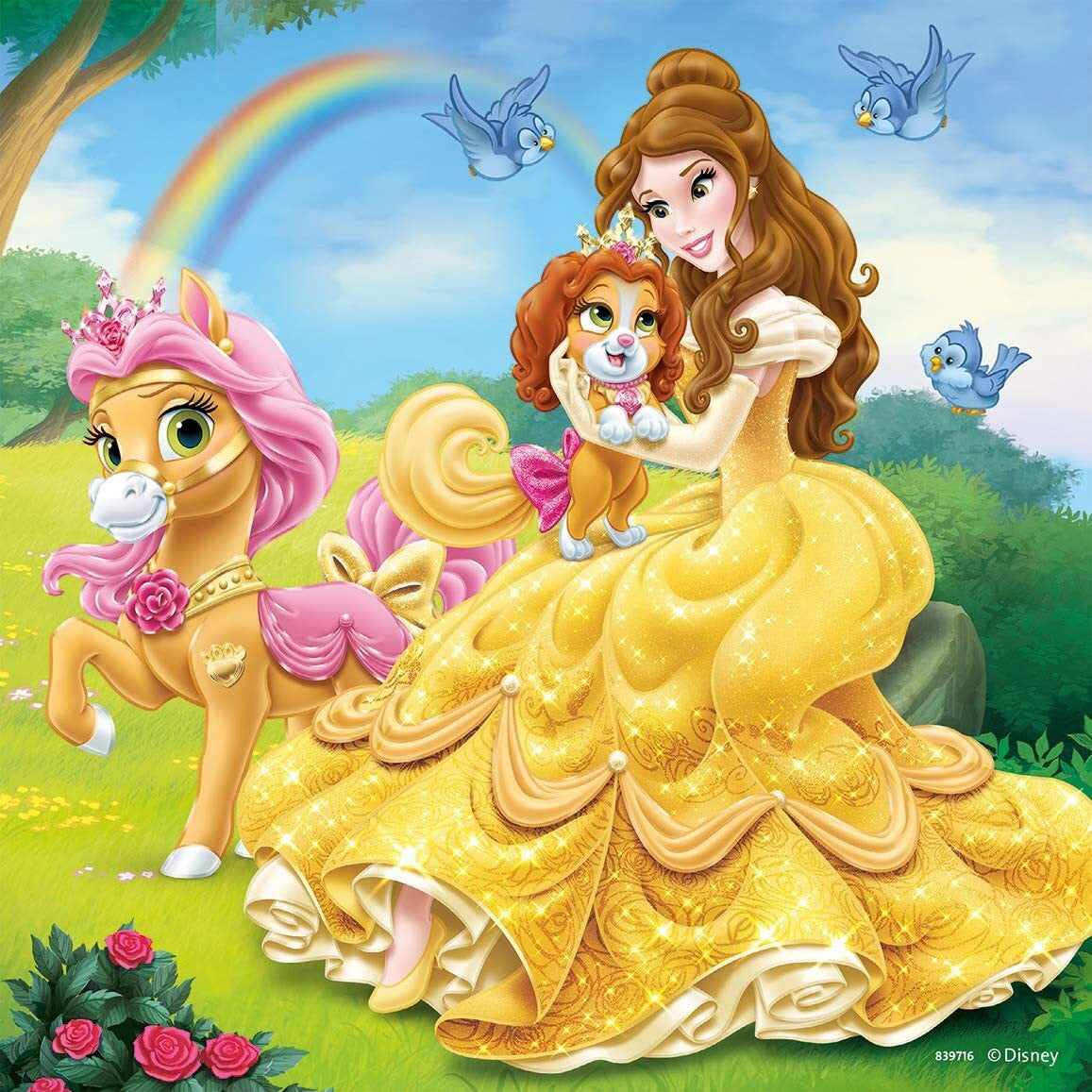 Ravensburger 3x49pc - Disney Princesses Belle Cinderella Rapunzel Puzzle