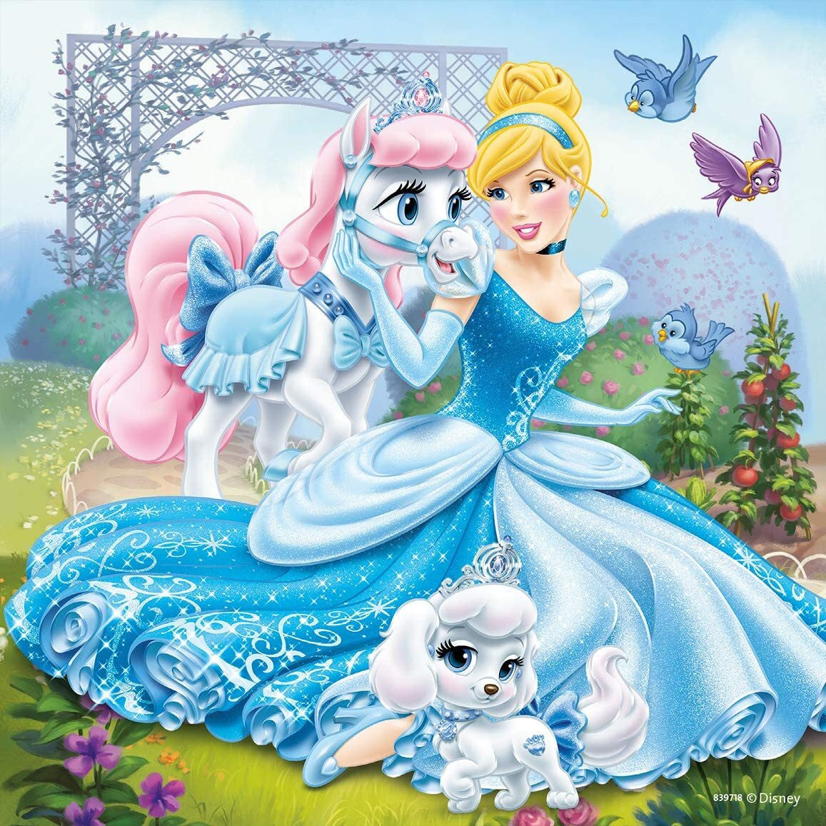 Ravensburger 3x49pc - Disney Princesses Belle Cinderella Rapunzel Puzzle