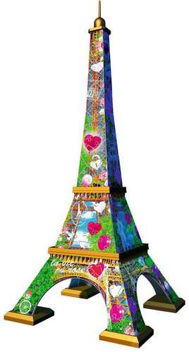 Ravensburger 216pc -  Eiffel Tower Love Edition 3D Puzzle