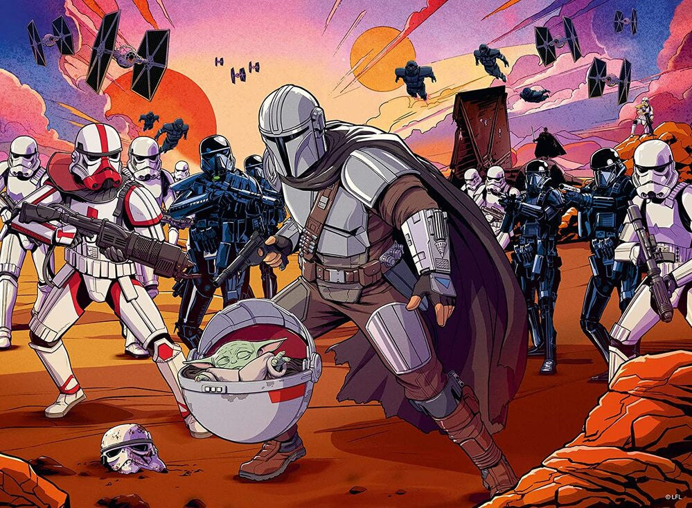 Ravensburger 200pc - Star Wars The Madalorian Face Off Puzzle