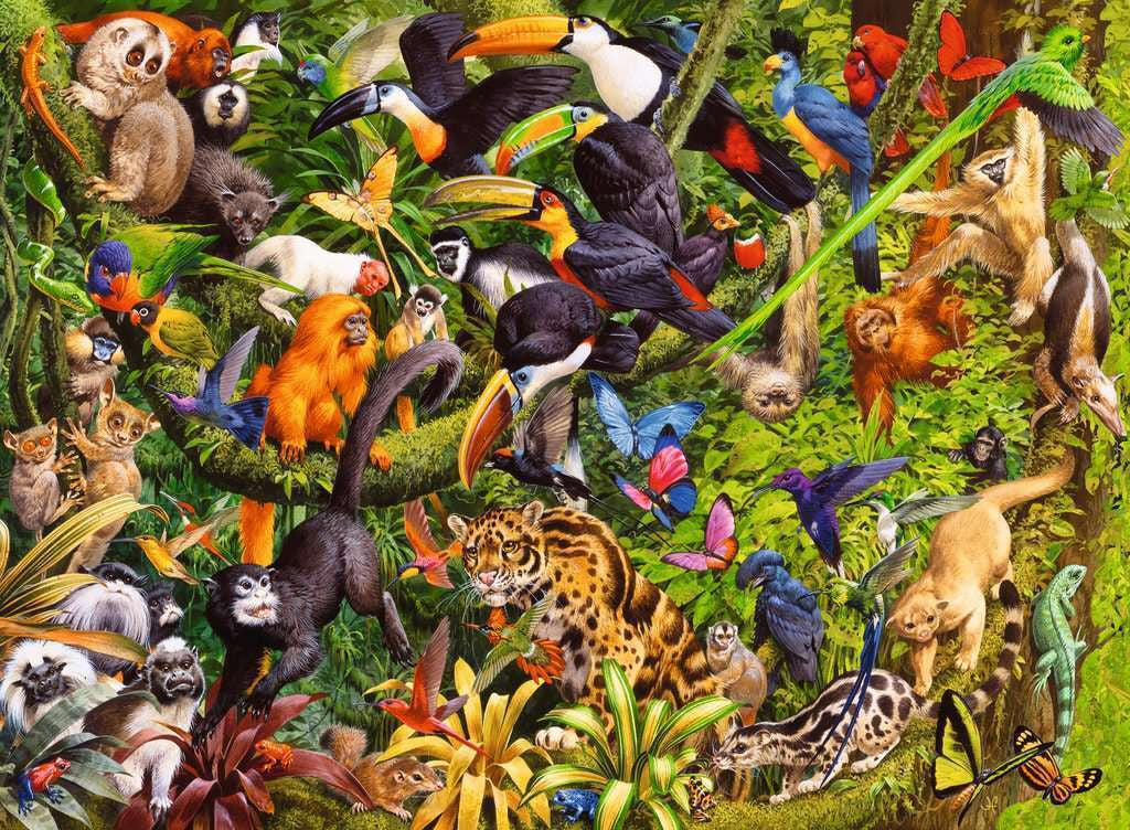 Ravensburger 200pc- Marvellous Menagerie Puzzle