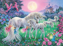 Ravensburger 100pc - Unicorns in the Moonlight Colour Glow Puzzle