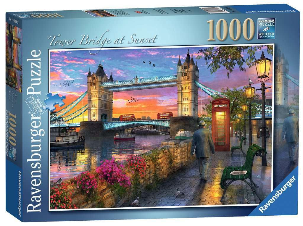 Ravensburger 1000pc - Tower Bridge at Sunset  Puzzle