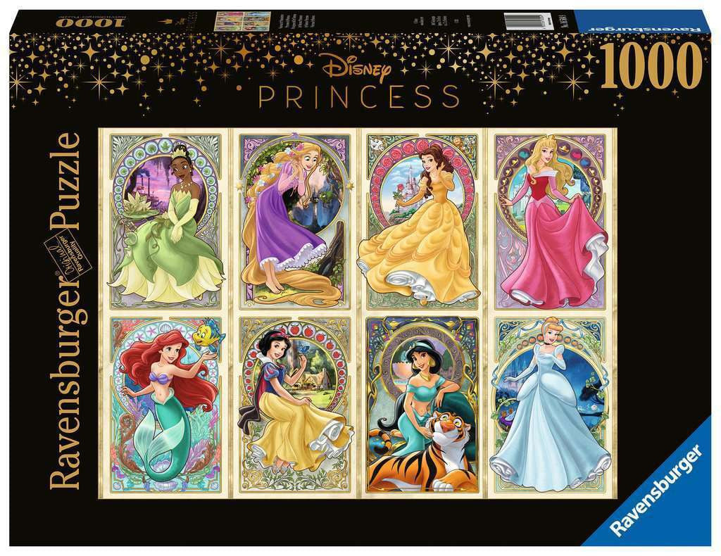 Ravensburger 1000pc - Disney Art Nouveau Princesses Puzzle