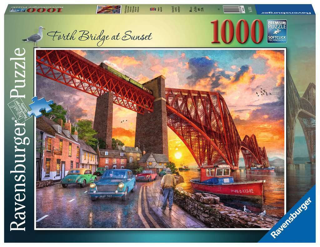 Ravensburger 1000pc - Forth Bridge At Sunset Puzzle