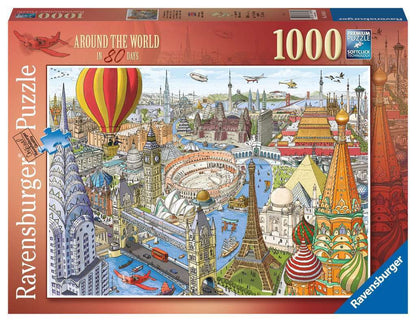 Ravensburger 1000pc - Around the World in 80 Days Puzzle