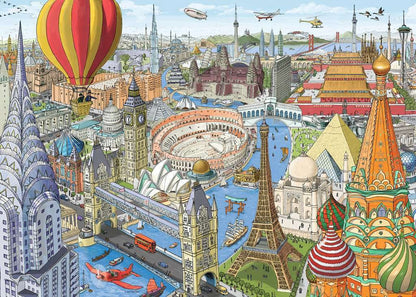 Ravensburger 1000pc - Around the World in 80 Days Puzzle