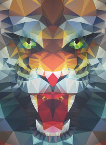 Ravensburger 500pc - Polygon Lion Puzzle