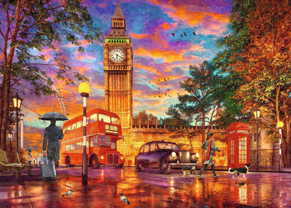 Ravensburger 1000pc - Sunset at Parliament Square Puzzle