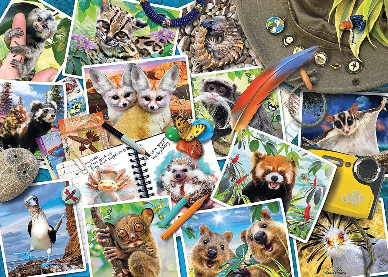 Ravensburger 1000pc - A Traveller's Animal Journal Puzzle