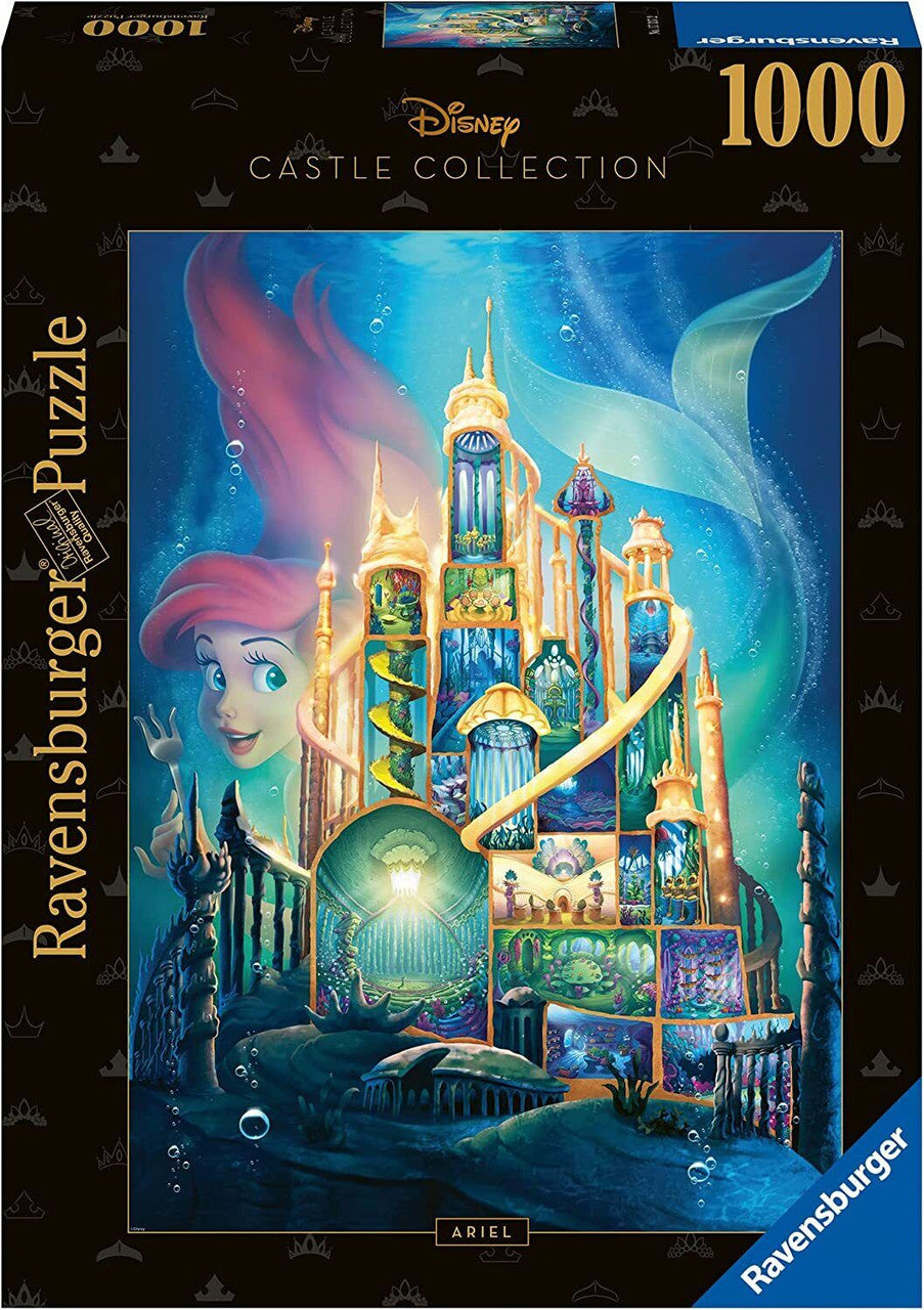 Ravensburger 1000pc - Disney Castles - Ariel Puzzle