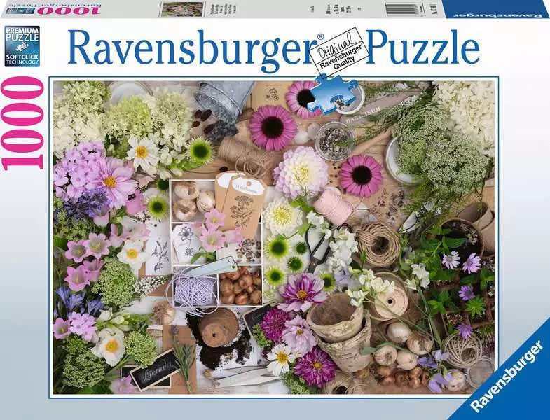 Ravensburger 1000pc - Splendid Flower Love Puzzle