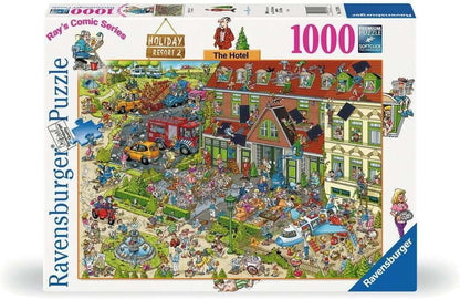 Ravensburger 1000pc - Holiday Resort 2 - The Hotel Puzzle Puzzle