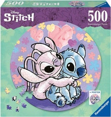 Ravensburger 500pc - Disney Stitch Round Puzzle