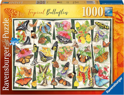 Ravensburger 1000pc - Tropical Butterflies Puzzle