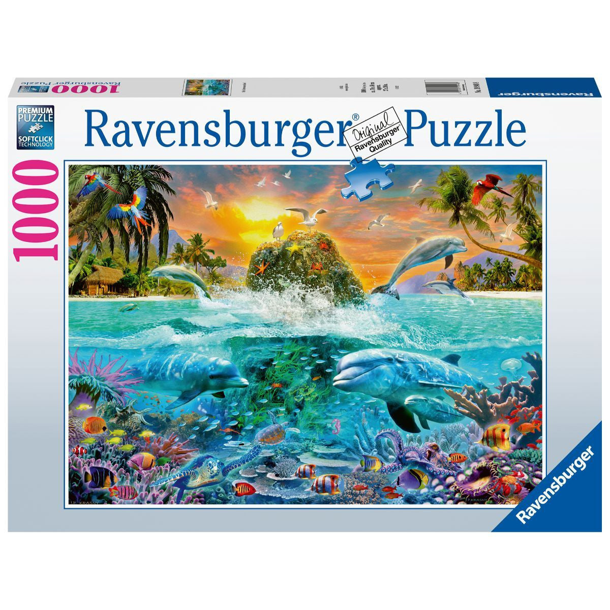 Ravensburger 1000pc - The Underwater Island Puzzle