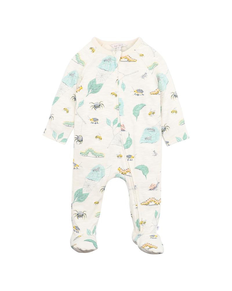 Fox & Finch - Bug Print Long Sleeve Onesie