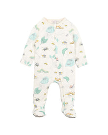 Fox & Finch - Bug Print Long Sleeve Onesie