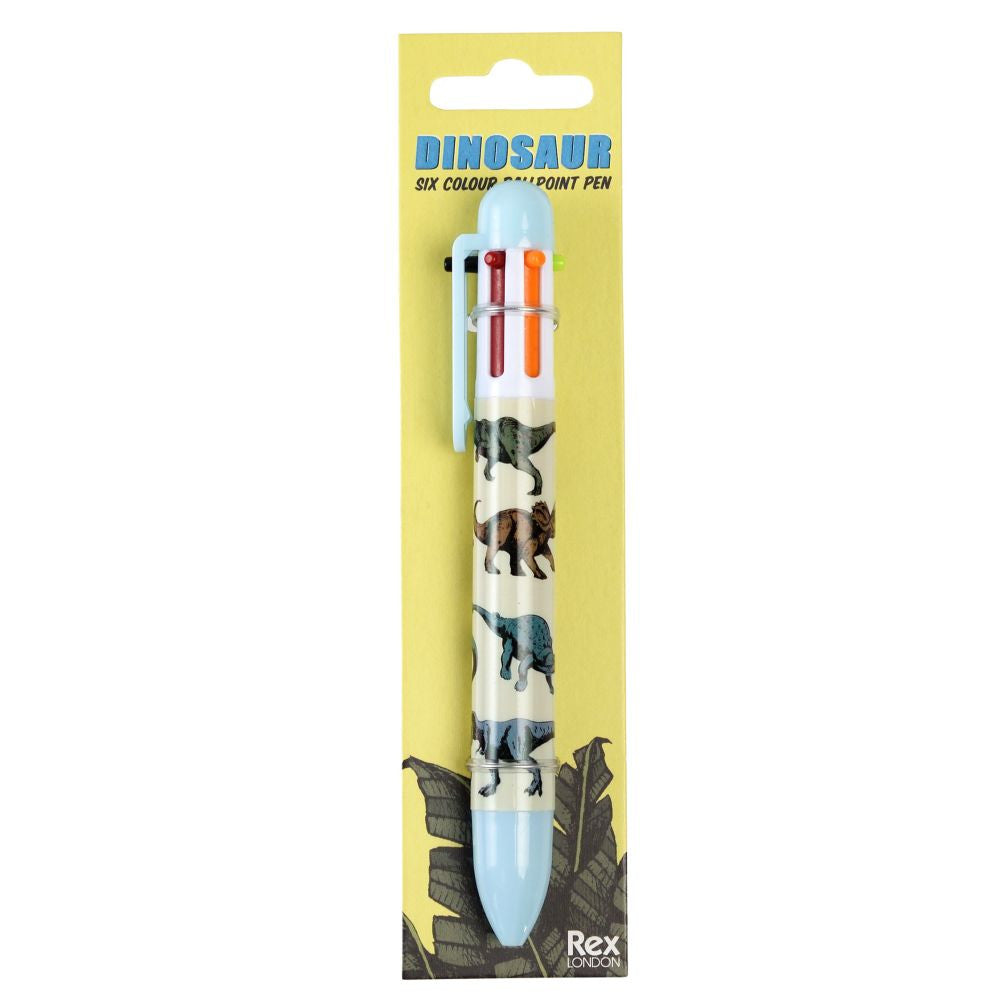 Rex London - Six Colour Pen - Prehistoric Land