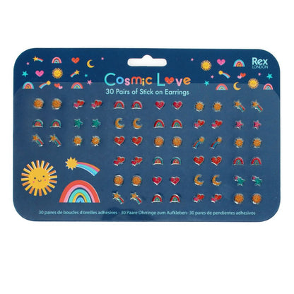 Rex London - Stick on Earrings – Cosmic Love