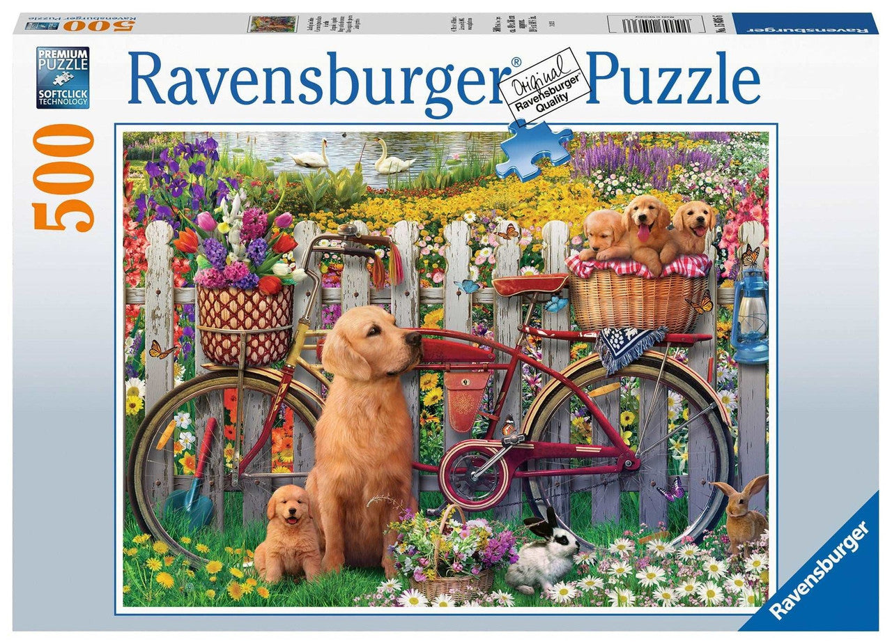 Ravensburger 500pc - Cute Dogs in the Garden