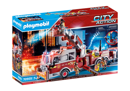 Playmobil City Action - Fire Engine with Tower Ladder 70935 **Damaged Packaging**