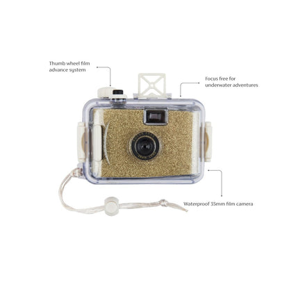 Sunnylife - Underwater Camera - Glitter Gold