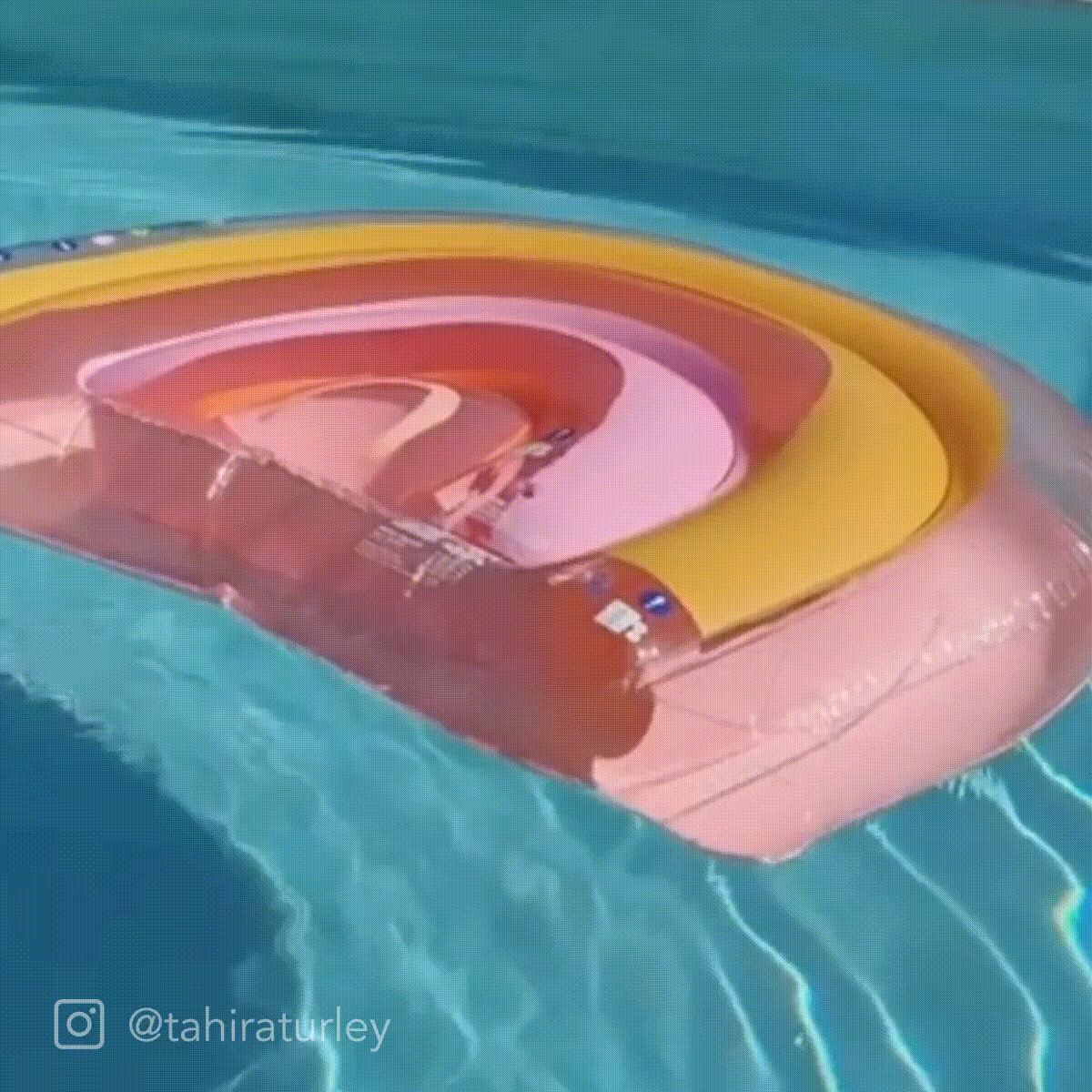 Sunnylife - Float Away Lie On Rainbow - Peachy Pink