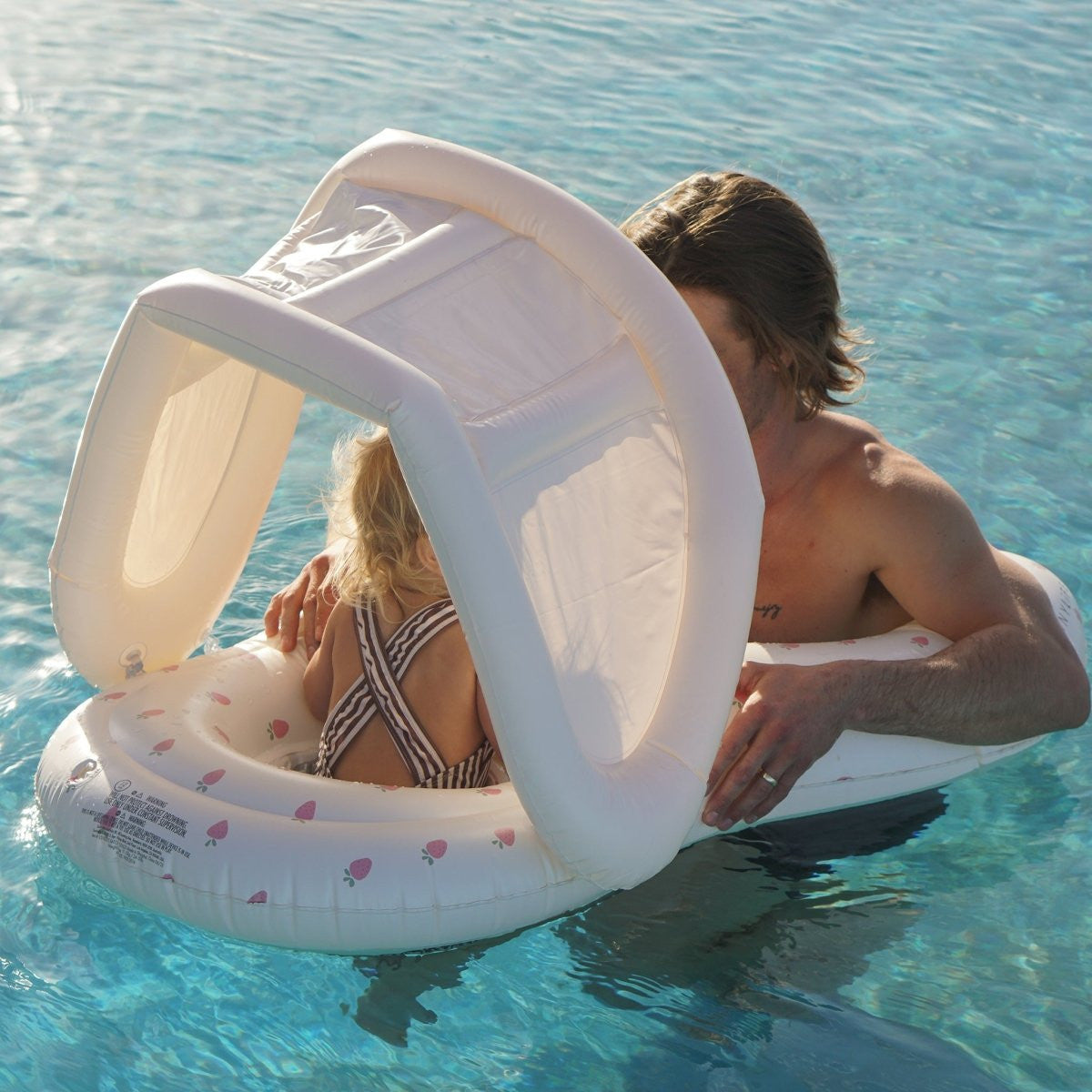 Sunnylife Float Together Baby Seat - Strawberry Sunshine