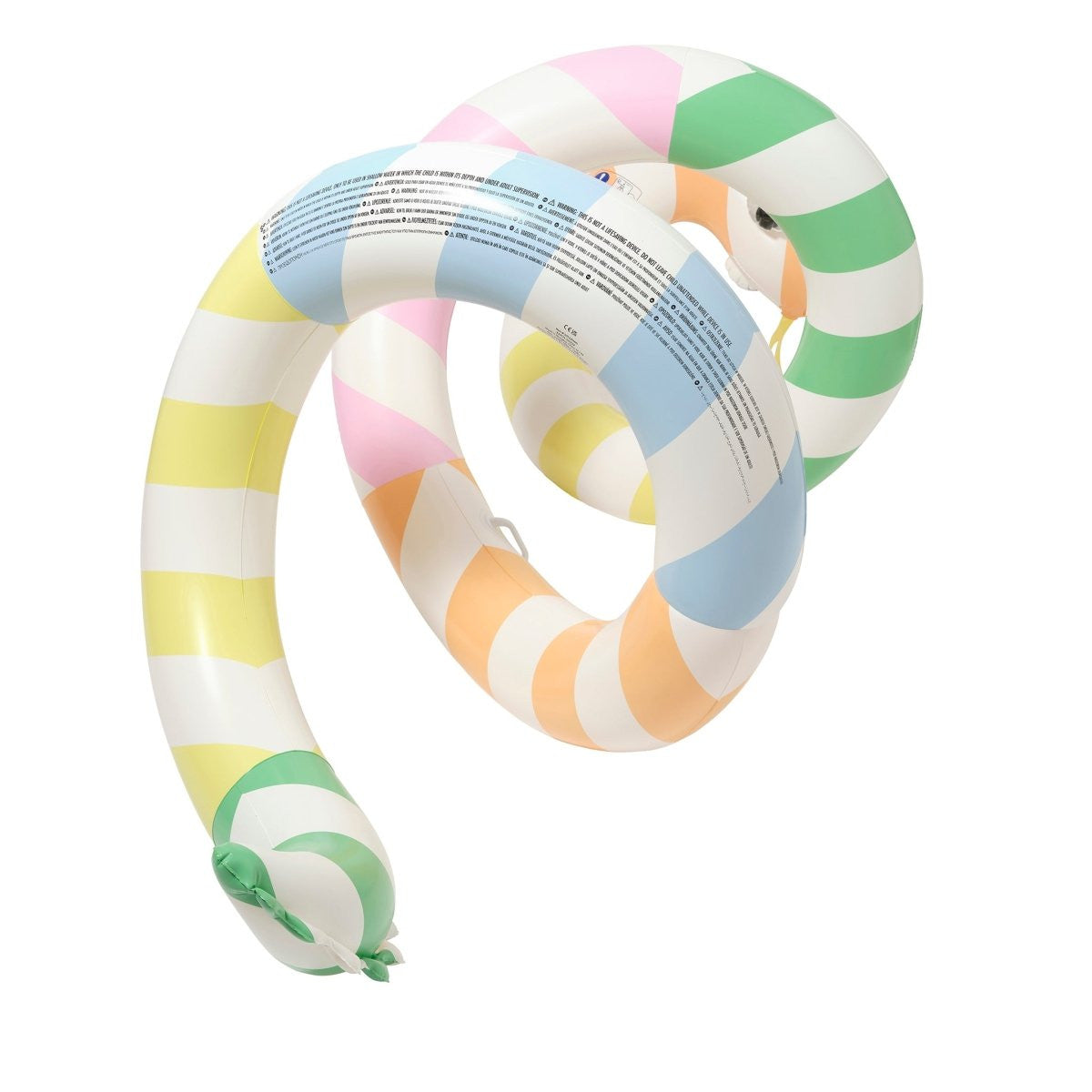 Sunnylife - Giant Inflatable Noodle - Poolside Sorbet Stripe