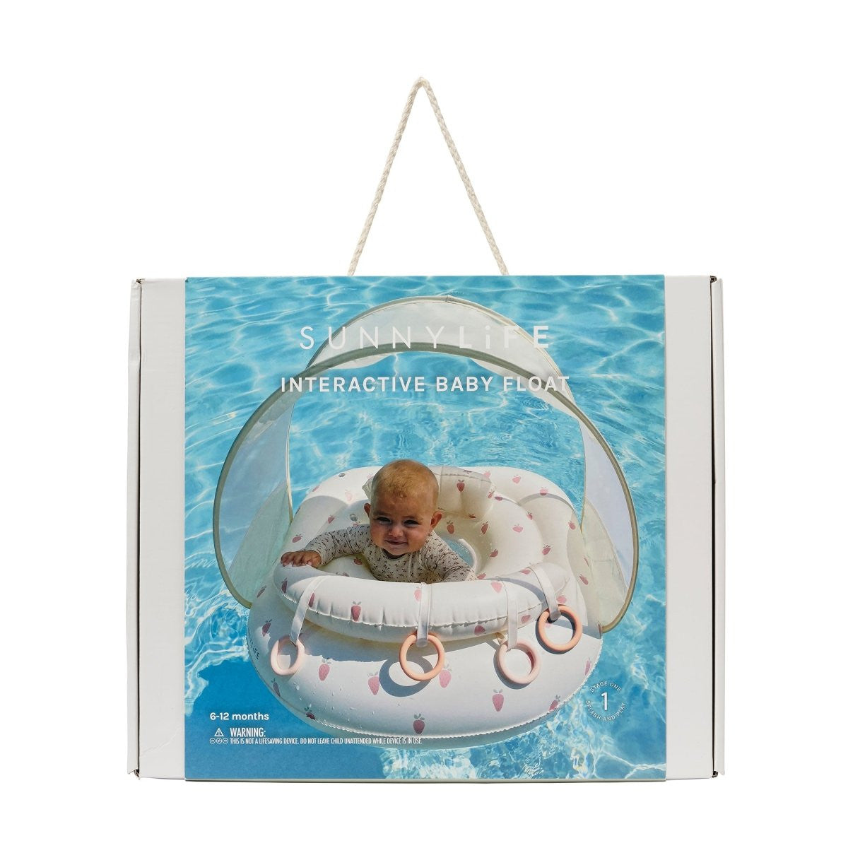 Sunnylife - Interactive Baby Float - Strawberry Sunshine