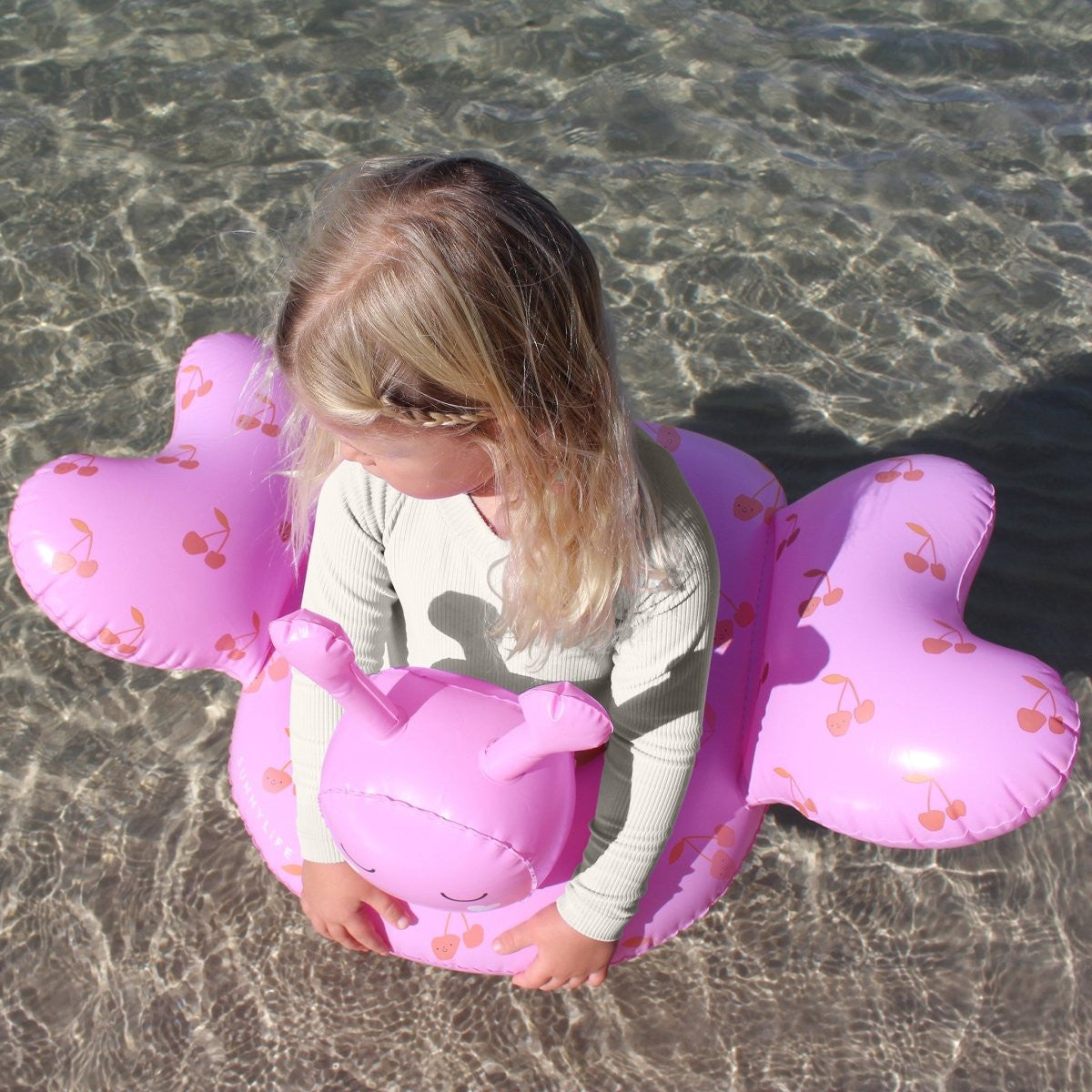 Sunnylife - Kids Tube Pool Ring - Cotton Candy
