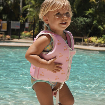 Sunnylife - Kids Swim Vest - Cherry Cotton Candy